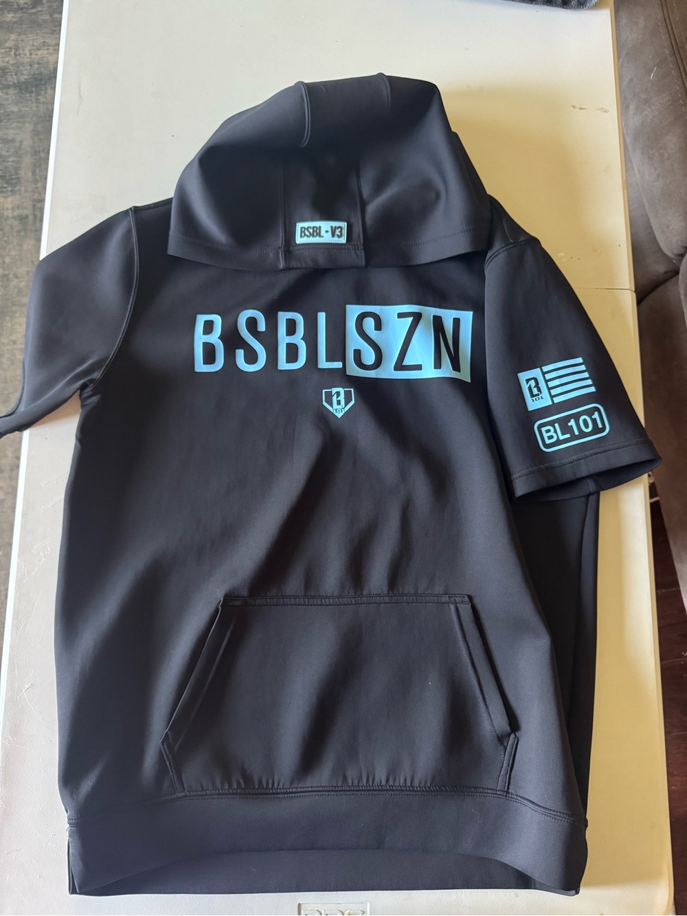 BSBL-SZN Youth Short Sleeve Hoodie V3